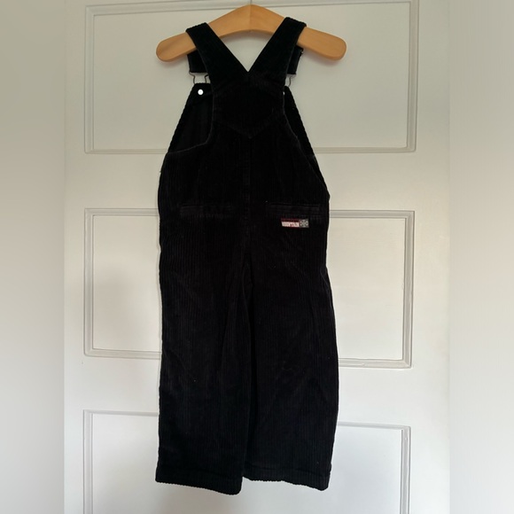 Koala kids black corduroy overalls 36 months - Picture 2 of 6
